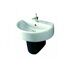 Полупьедестал SANITA Luxe BEST COLOR BLACK  подвесной под раковину, 325мм, черный SL300601