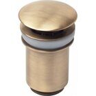 Донный клапан KAISER, 1 1/4", click-clack, античная бронза 8011An