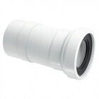 Гофра для унитаза McAlpine 110мм с манжетой, длина 230-440мм WC-F23R