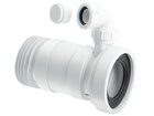 Гофра для унитаза McAlpine 110мм с манжетой, длина 330-920мм, компресс.отвод на 40мм WC-F33RD