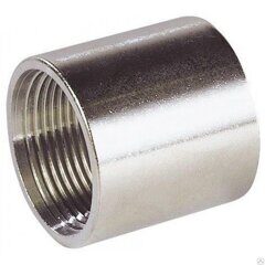 Муфта 1х1/2"ВВ нержавеющая сталь AISI316